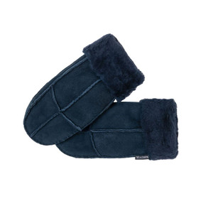 Nordvek Womens Sheepskin Mittens - 308-100 - Navy