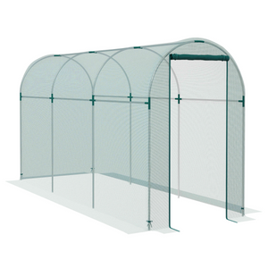 Outsunny Fruit Cage, Plant Protection Tent, 1.2 x 1.2 x 1.9m - Green / 120W x 360D x 188Hcm