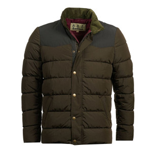 Olive Green Mens Barbour Stevenson Quilted Jacket Olive Green Mens Barbour Stevenson Quilted Jacket