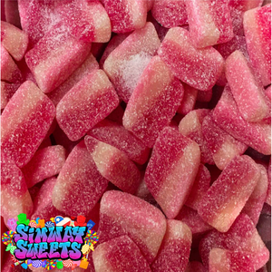 Fizzy Strawberry Slices Simway Sweets - 500g