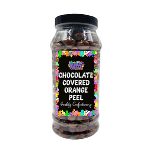 Milk Chocolate Covered Orange Peel Retro Sweets Gift Jar - 780g