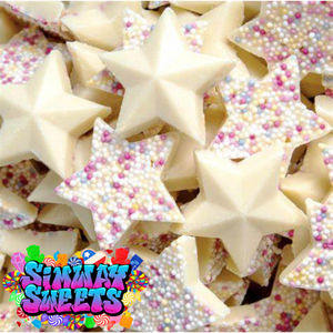 White Chocolate Stars Sweets - 500g