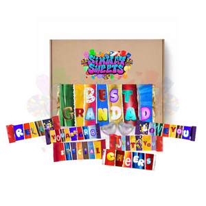 Fun Fathers Day Novelty Chocolate Wrapper Gift Box - Best Grandad