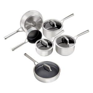 Ninja ZEROSTICK Stainless Steel Cookware Bundle 6-Piece Set Ninja ZEROSTICK Stainless Steel Cookware Bundle 6-Piece Set