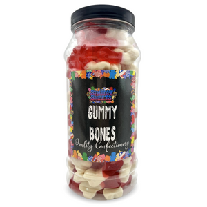 Gummy Bones Retro Sweets Gift Jar - 800g