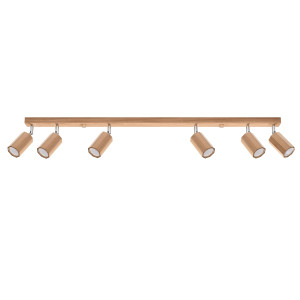 Ceiling lamp wood Zake Scandinavian Design GU10