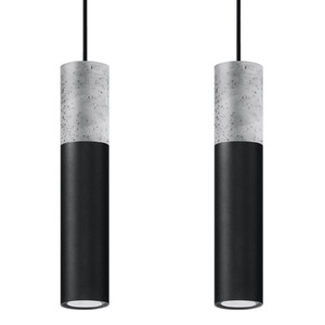 Modern Pendant Lamp: Steel & Concrete Design - High Quality, Stylish - Perfect for Any Interior!