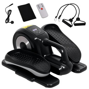 SPORTNOW Mini Elliptical Machine, Seated Pedal Exerciser w/ Remote Control