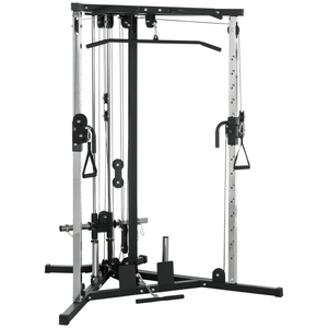 SPORTNOW Home Gym Machine, 15-Position Adjustable Training Workout Station