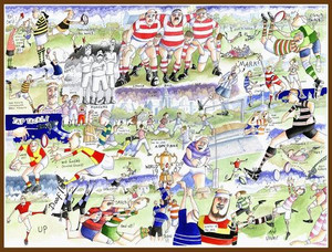 Tim Bulmer Rugby 1000 piece Jigsaw Puzzle