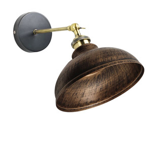 Vintage Wall Lamp Industrial Retro Loft Metal Wall Lights Sconce Lamp UK - With Bulb / Rustic Red