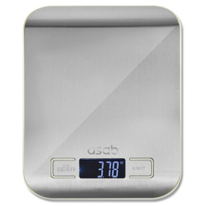 ASAB Digital Kitchen Scales AS-12754 - High-Precision, Multiple Functions, Heavy-Duty Design, LCD Display, Reliable Safety