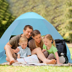 Pop Up Beach Tent - BLUE