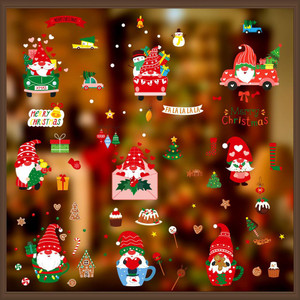 Vibrant Xmas Window Stickers - Create Festive Memories | Reusable Stickers | Easy to Apply | Premium Quality Material | Wide Application - Rudolph