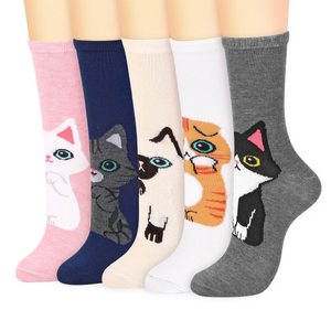 VINSANI KITTY SOCKS 5pk 1010418