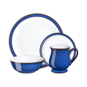 Denby Imperial Blue 4 Piece Dinner Set