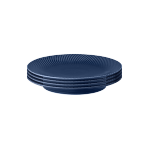 Denby Arc Blue Medium Plates Set Of 4