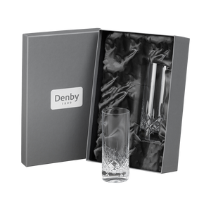 Denby Celeste Leadless Crystal Large Tumblers Set Of 2