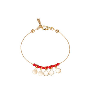 Ladies Five Flakes Gold Plated Bracelet Ladies Five Flakes Gold Plated Bracelet