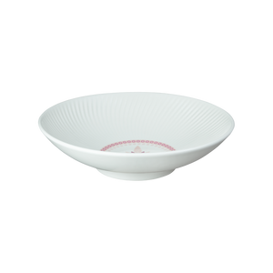 Denby Arc White Danha Hwamun Pink Pasta Bowl