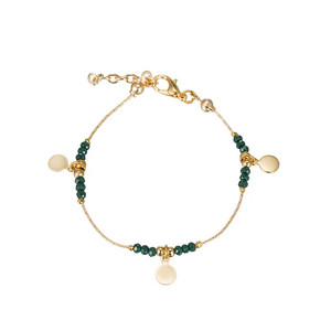 Ladies Triple Flake Gold Plated Bracelet Ladies Triple Flake Gold Plated Bracelet