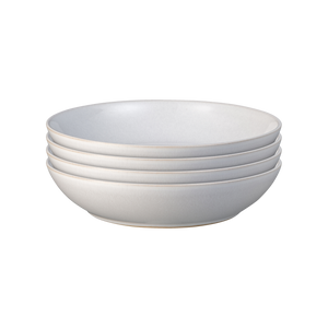 Denby Elements Stone White Pasta Bowls Set Of 4