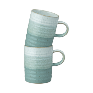 Denby Kiln Green Mugs Set Of 2