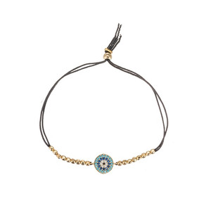 Ladies Round Evil Eye Rubber Bracelet Ladies Round Evil Eye Rubber Bracelet