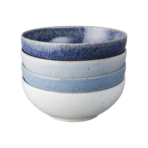 Denby Studio Blue 4 Piece Cereal Bowl Set