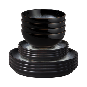 Denby Halo Coupe 12 Piece Dinner Set