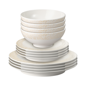 Denby Jasmine 12 Piece Dinner Set