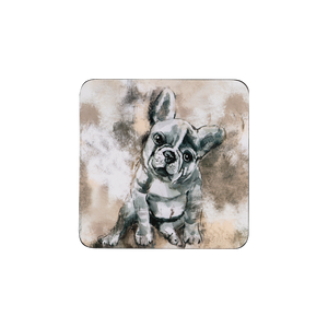 Denby French Bull Dog Coasters Pack Of 6