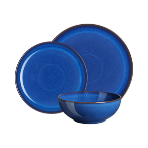 Denby Imperial Blue Coupe 12 Piece Set