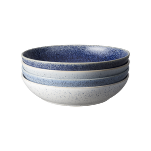 Denby Studio Blue 4 Piece Pasta Bowl Set
