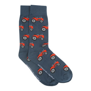 Blue Albert and Maurice Mens Tractor Socks