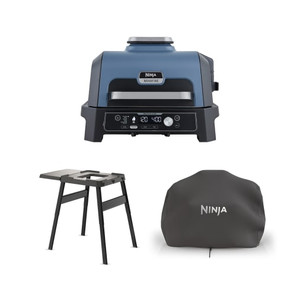 Ninja Woodfire Pro Connect XL Electric BBQ Grill & Smoker with Stand & Cover Ninja Woodfire Pro Connect XL Electric BBQ Grill & Smoker with Stand & Cover