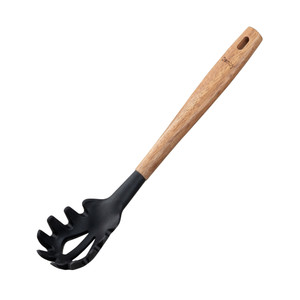Denby Acacia & Silicone Spaghetti Server Black Denby Acacia & Silicone Spaghetti Server Black
