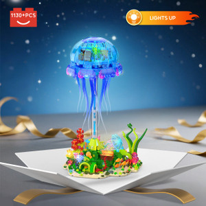 JMBricklayer Jellyfish Building Set with LED Lights 70010 JMBricklayer Jellyfish Building Set with LED Lights 70010