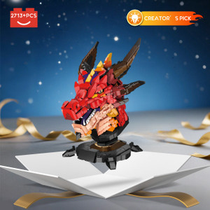 JMBricklayer Dragon Loong Head 70105