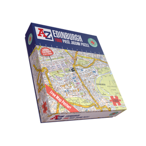 A to Z Map of Edinburgh 1000 Piece Jigsaw Puzzle