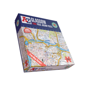 A to Z Map of Glasgow 1000 Piece Jigsaw Puzzle