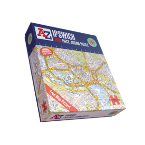 A to Z Map of Ipswich 1000 Piece Jigsaw Puzzle