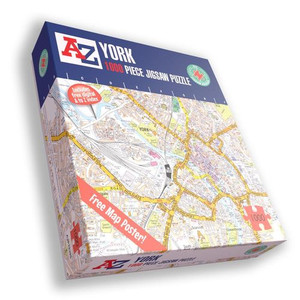A to Z Map of York 1000 Piece Jigsaw Puzzle