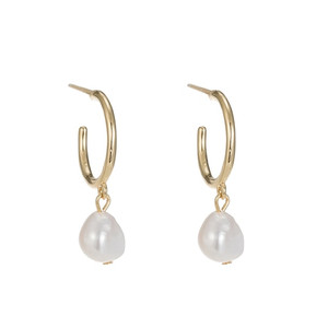 Ladies Pearl Gold Plated Earrings Ladies Pearl Gold Plated Earrings