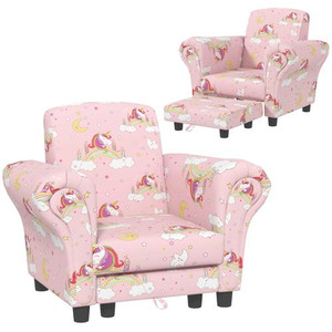 AIYAPLAY 2 Piece Kids Sofa Set with Unicorn Design, for Nursery