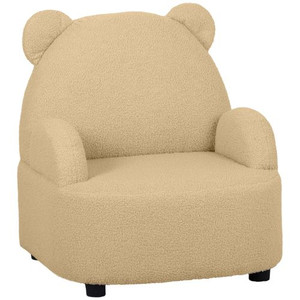 AIYAPLAY Kids Armchair, Bear Shaped Toddler Chair for Bedroom - Khaki
