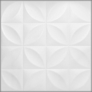 White 6: Decorative Ceiling & Wall Panels - 2m2 (21.52 sqft) - 8 Panels
