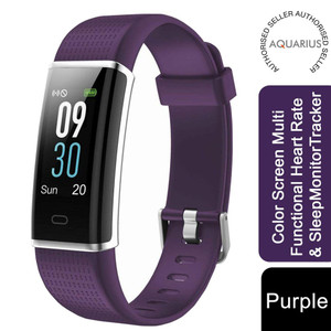 AQ200 Color Screen Multi Functional Heart Rate & Sleep Monitor Tracker - Purple