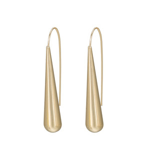 Ladies Long Drop Earring in Gold Plated Ladies Long Drop Earring in Gold Plated