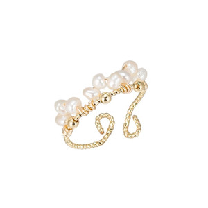 Ladies Pearl Bunch Gold Plated Ring Ladies Pearl Bunch Gold Plated Ring